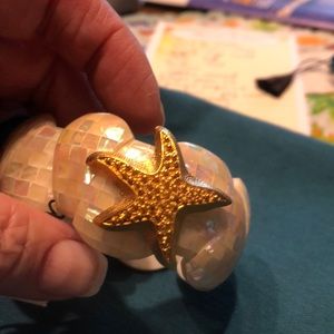 Chicos white bracelet with starfish NWT